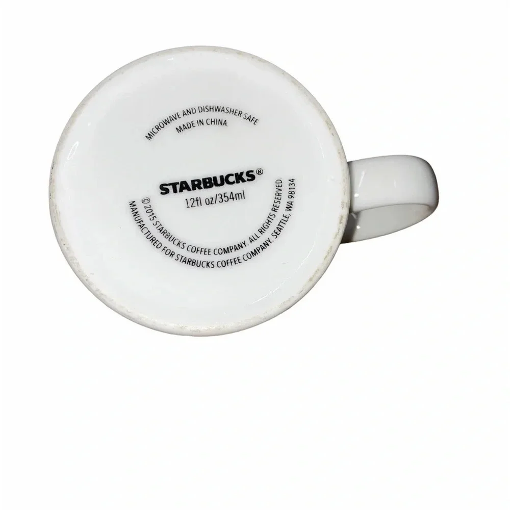 Starbucks Green Christmas trees Christmas coffee mug
